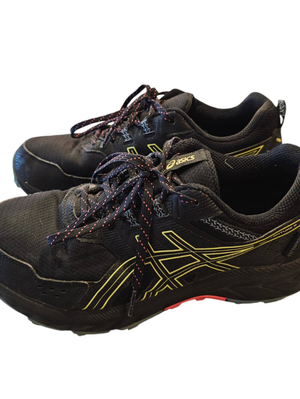 ASICS Women's GEL-VENTURE 9 Waterproof trail running shoes Sz 8.5 Black